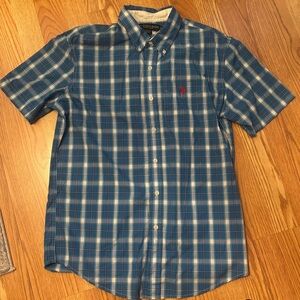 U.S. Polo Assn. Men's Button Down Short Sleeve Shirt. Size M